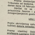 Sudjenje 10.02.1978
Prčanjski krnevao UDO UDOVIĆ KOLJONITIS