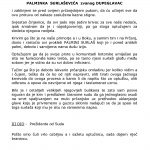 Sudjenje 10.02.2018
Prčanjski krnevao PALMINKO SURLAŠEVIĆ zvani DUPEGLAVAC