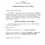 Sudjenje 16.02.2019
Prčanjski krnevao FLANĐO FRKADELA zvani ORBO